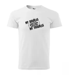 Malfini Triko s potiskem - Troubles - white - L