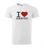 Malfini Triko s potiskem - I Love Darts - white - XS