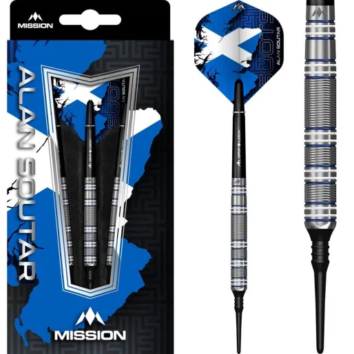 Mission Šipky Alan Soutar - Blue & White - 22g