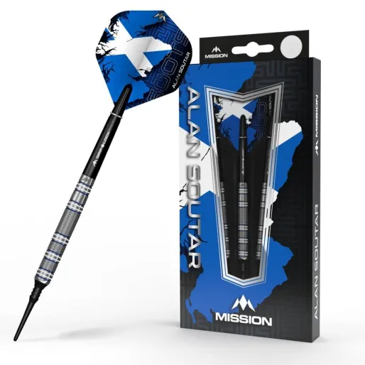 Mission Šipky Alan Soutar - Blue & White - 22g