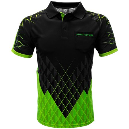 Harrows Košile Paragon - Black & Green - XL