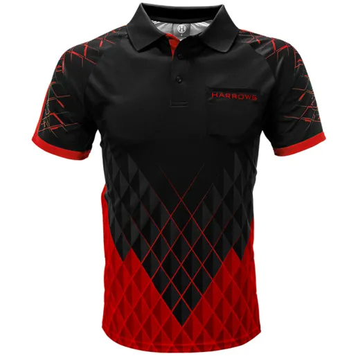 Harrows Košile Paragon - Black & Red - 4XL