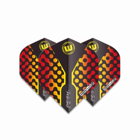 Winmau Letky Prism Zeta - Yellow and Red W6915.308