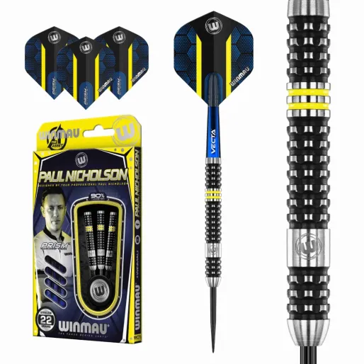 Winmau Šipky Steel Paul Nicholson - 22g