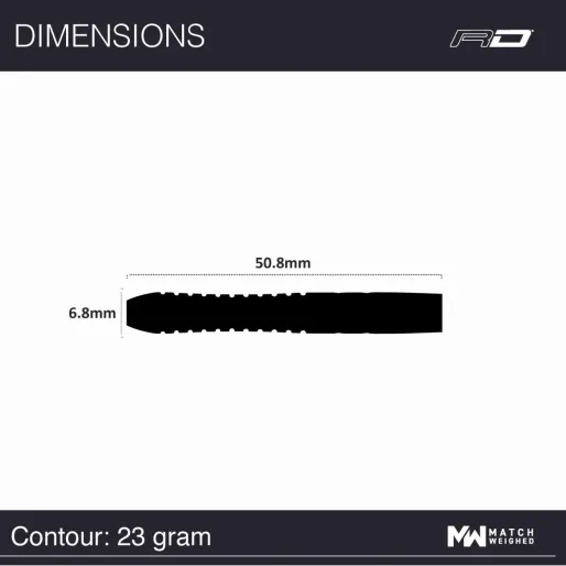 Red Dragon Šipky Steel Gerwyn Price Iceman - Contour - 23g