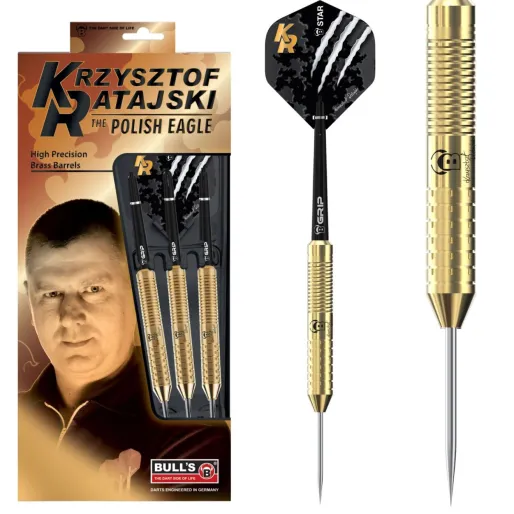 Bull's Šipky Steel Krzysztof Ratajski - gold - 24g