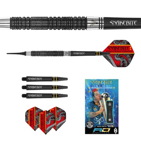 Red Dragon Šipky Peter Wright Double WC SE Black - 20g