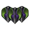 Winmau Letky Prism Delta - Spiral - Green & Blue W6915.242