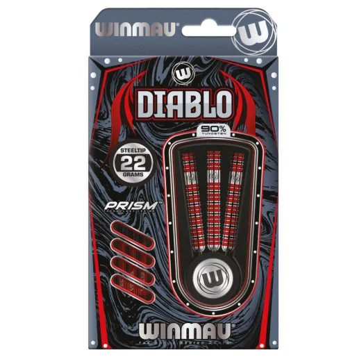 Winmau Šipky Steel Diablo - Parallel - 22g