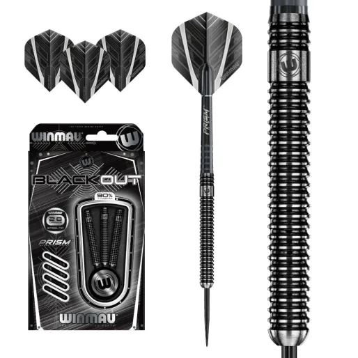 Winmau Šipky Steel Blackout - 24g