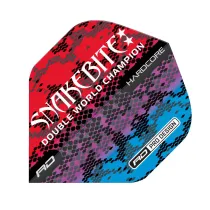 Red Dragon Letky Peter Wright Snakebite Hardcore - Multi Snake - Red & Blue RF6843