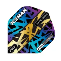 Red Dragon Letky Gerwyn Price Iceman Hardcore Premium - Rainbow & Gold RF6826