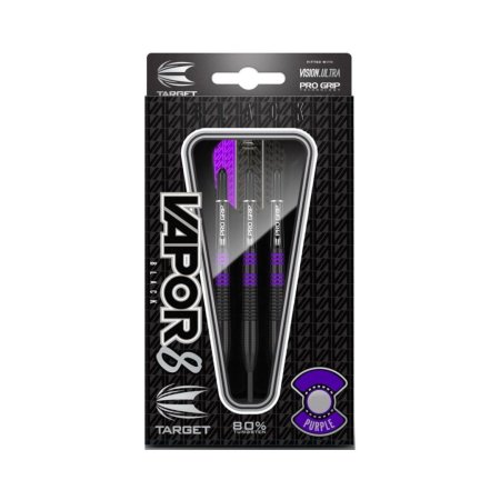 Target - darts Šipky Steel Vapor 8 - Black Purple - 23g