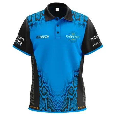 Red Dragon Košile Peter Wright Snakebite Double World Champion - M