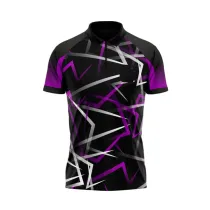 Arraz Košile Flare - Black & Purple - M