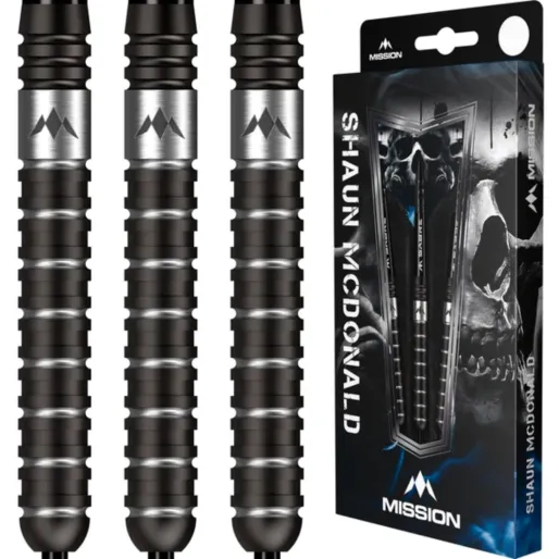 Mission Šipky Steel Shaun McDonald - Black - 25g
