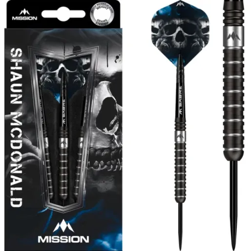 Mission Šipky Steel Shaun McDonald - Black - 25g