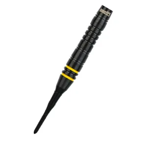 One80 Šipky Raise B - Black - Yellow Rings - 17g