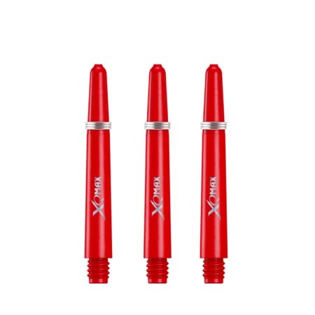 XQMax Darts Násadky Solid Colour with Logo - midi - red