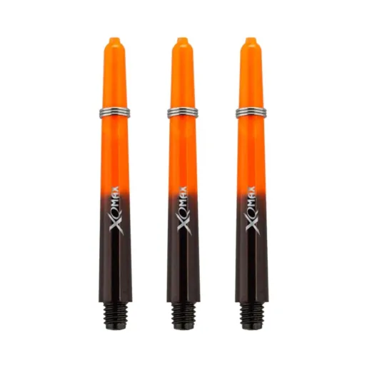 XQMax Darts Násadky Gradient with Logo - medium - black orange - výprodej