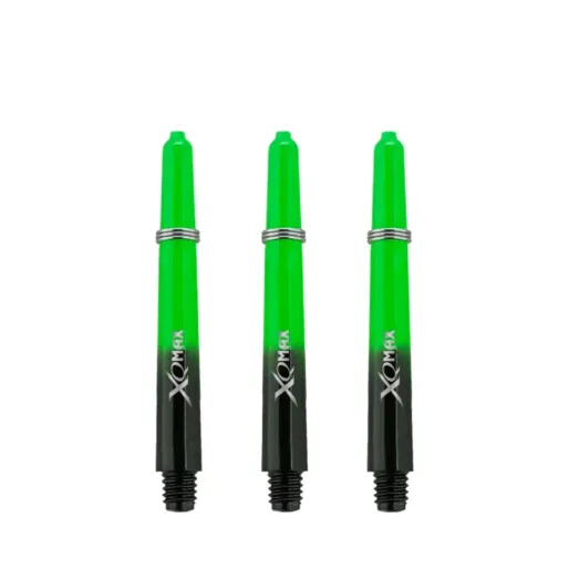 XQMax Darts Násadky Gradient with Logo - midi - clear green