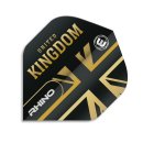 Winmau Letky Rhino Black & Gold Flag - United Kingdom W6905.204