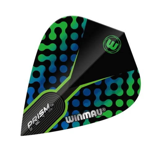 Winmau Letky Prism Zeta - Blue, Black & Green - Kite W6907.113