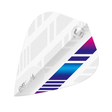 Winmau Letky Prism Delta - White, Blue & Purple - Kite W6907.107