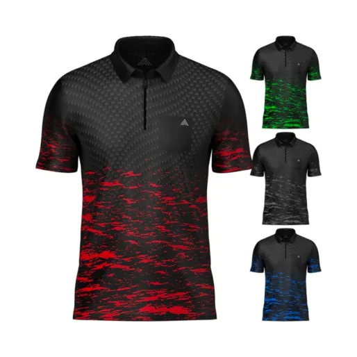 Arraz Košile Lava - Black & Red - S