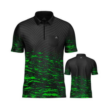 Arraz Košile Lava - Black & Green - 3XL