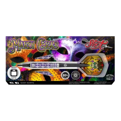 Shot Šipky Americana Mardi Gras - 18g