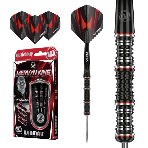 Winmau Šipky Steel Mervyn King - Special Edition - 24g
