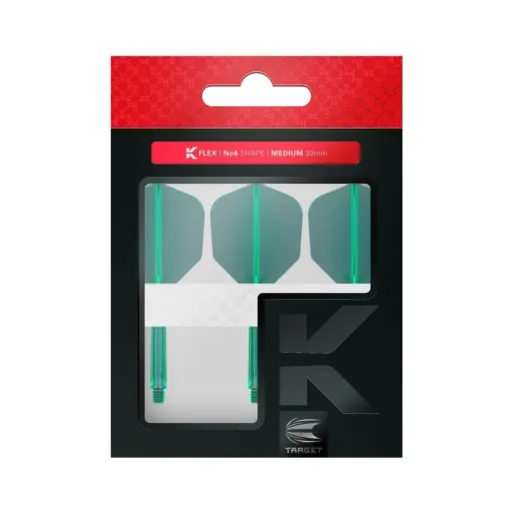 Target - darts Letky K-Flex - No6 - Medium - Green TRG410015