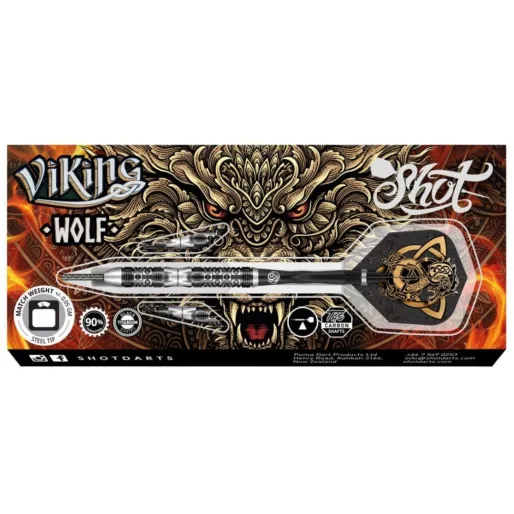 Shot Šipky Steel Viking - Wolf - 23g
