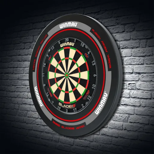 Winmau Surround - kruh kolem terče - Advance - Black / Red