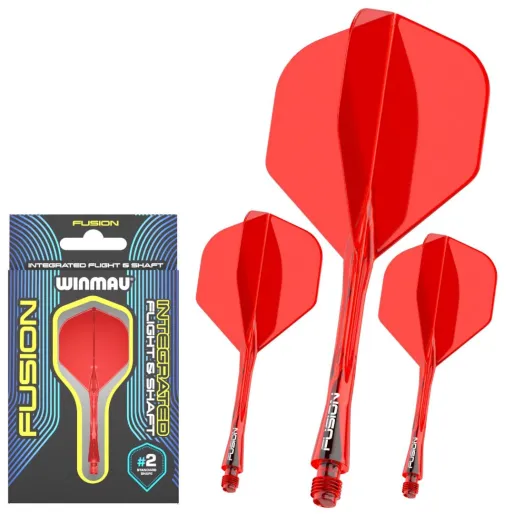 Winmau Letky Fusion - No2 - red - midi