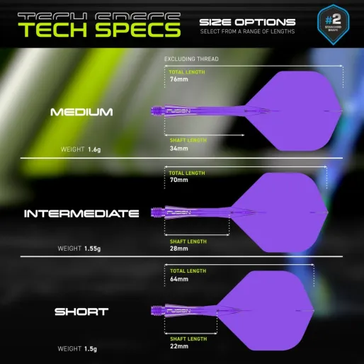 Winmau Letky Fusion - No2 - purple - midi