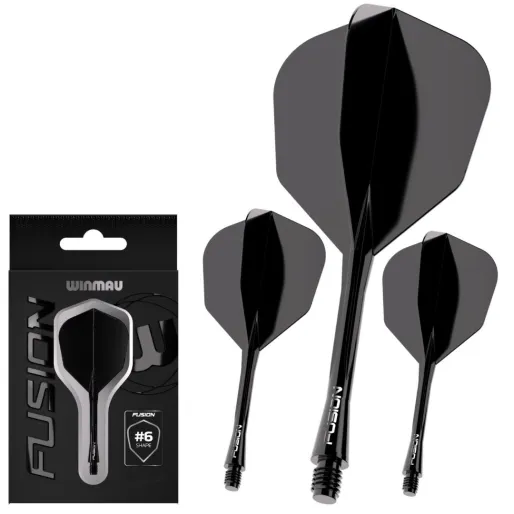 Winmau Letky Fusion - No6 - black - short