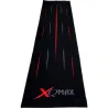 XQMax Darts Dart Mat - Koberec k terči - Streaks - Black & Red