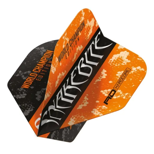 Red Dragon Letky Peter Wright - Yin Yang - Orange & Black RF6965