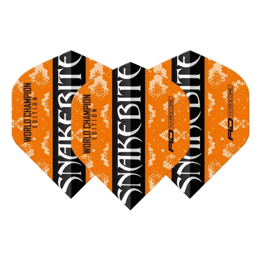 Red Dragon Letky Peter Wright - Yin Yang - Orange & Black RF6965