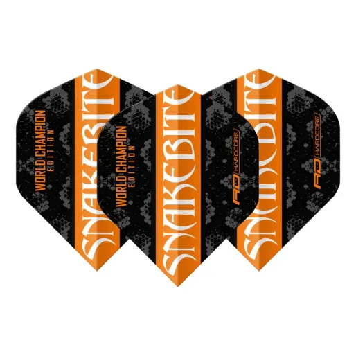 Red Dragon Letky Peter Wright - Yin Yang - Orange & Black RF6965