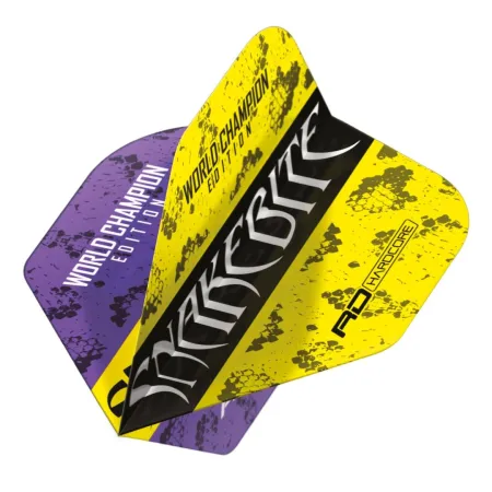 Red Dragon Letky Peter Wright - Yin Yang - Purple & Yellow RF6964