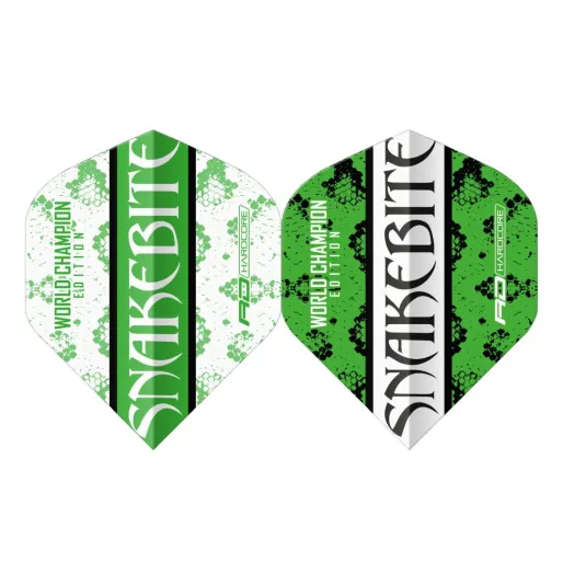 Red Dragon Letky Peter Wright - Yin Yang - Green & White RF6963