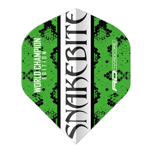 Red Dragon Letky Peter Wright - Yin Yang - Green & White RF6963