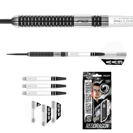 Red Dragon Šipky Steel Gian Van Veen - Axis SE - 23g