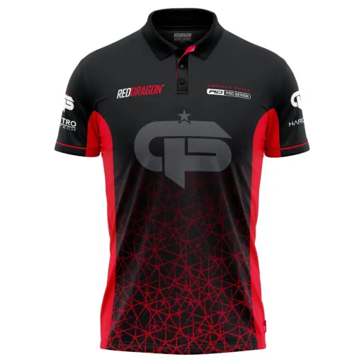 Red Dragon Košile Gerwyn Price Iceman - Inferno Polo - XXL