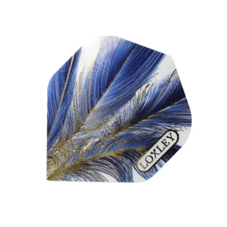Loxley Letky Blue Gold Feather - No2 - 359DAR