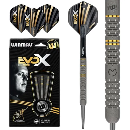 Winmau Šipky Steel Michael van Gerwen - EVO X - 24g