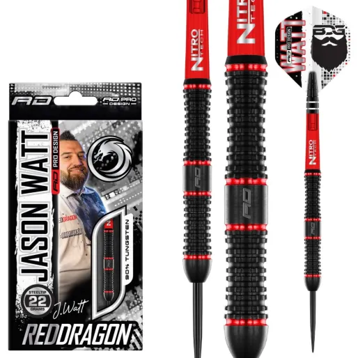 Red Dragon Šipky Steel Jason Watt - 22g